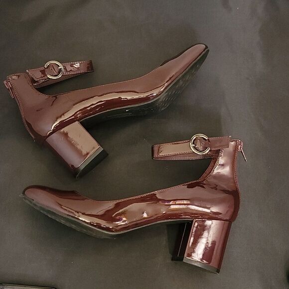 ALAFANI STEP&FLEX ANKLE WOMENS HEELS Cabernet Sauvignon Red Patent Leather  - Picture 8 of 15